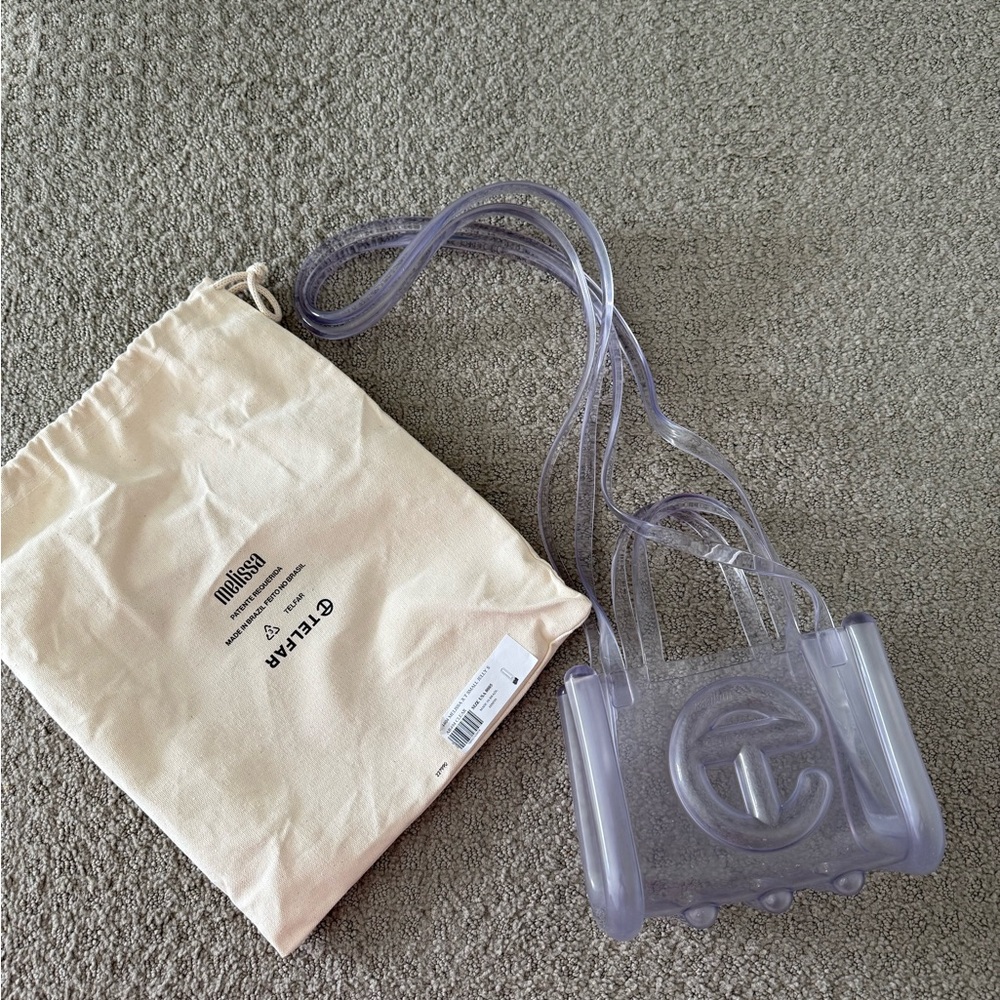 Telfar Small Jelly Shopper Transparent Women's Bag